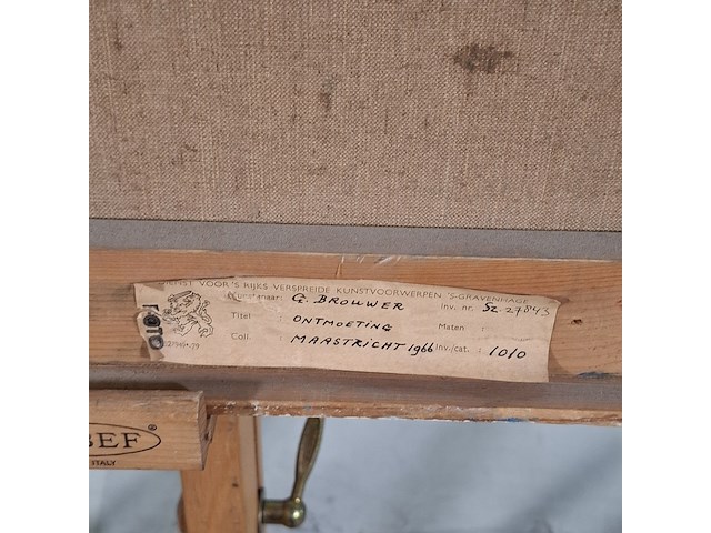 Schilderij, g. brouwer, ontmoeting - afbeelding 8 van  16