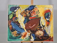 Schilderij, g. brouwer, ontmoeting