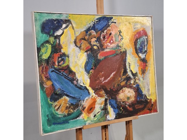 Schilderij, g. brouwer, ontmoeting - afbeelding 9 van  16