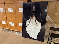 Schilderij gehard glas ballerina homebound - afbeelding 2 van  6