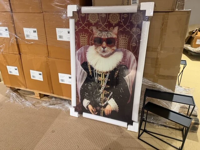 Schilderij gehard glas fancy cat homebound - afbeelding 4 van  5
