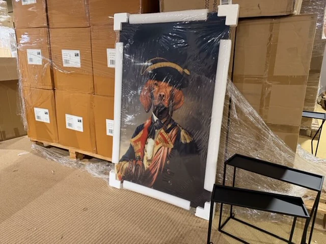 Schilderij gehard glas fancy dog homebound - afbeelding 3 van  5