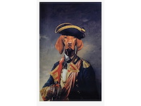 Schilderij gehard glas hond - afbeelding 1 van  1