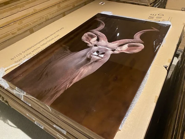Schilderij gehard glas kudu - afbeelding 2 van  4