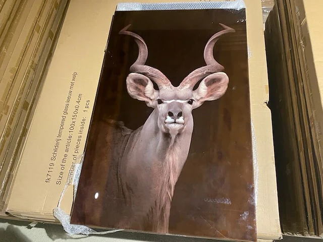 Schilderij gehard glas kudu - afbeelding 4 van  4