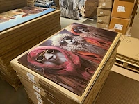 Schilderij gehard glas lama's - afbeelding 2 van  3