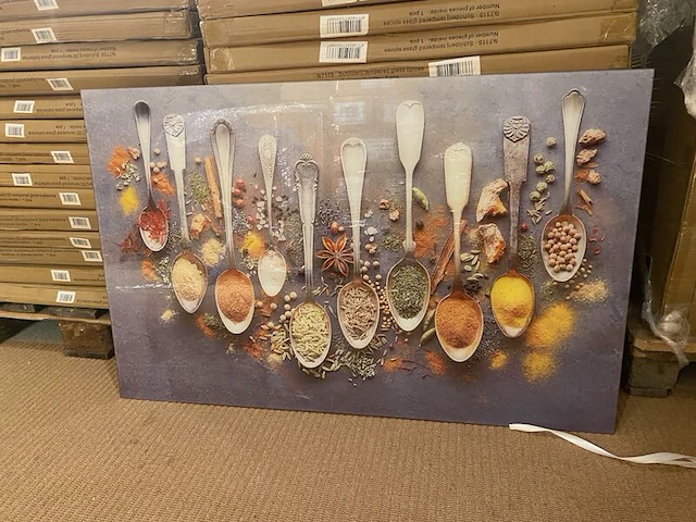 Schilderij gehard glas spices - afbeelding 1 van  4