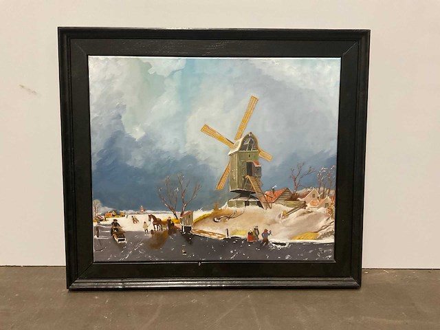 Schilderij gerard luten (charles leickert 1846) - afbeelding 1 van  6