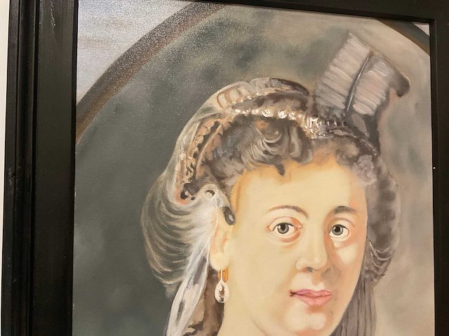 Schilderij gerard luten (rembrandt) saskia van uilenburg - afbeelding 2 van  7