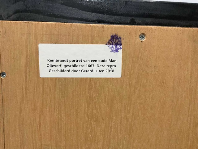 Schilderij gerard luten (rembrandt) - afbeelding 6 van  8