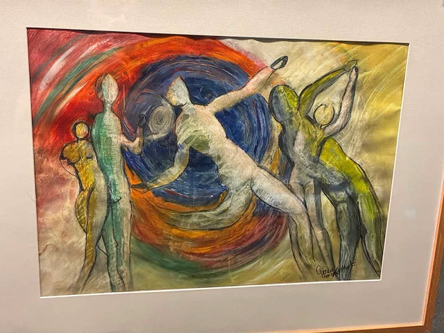 Schilderij “gerdie korthout- people” - afbeelding 5 van  7