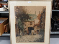 Schilderij gesigneerd alfred van neste - afbeelding 1 van  5