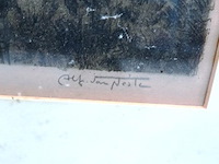 Schilderij gesigneerd alfred van neste - afbeelding 3 van  5