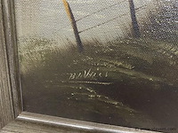 Schilderij getekend h:75 - afbeelding 3 van  3