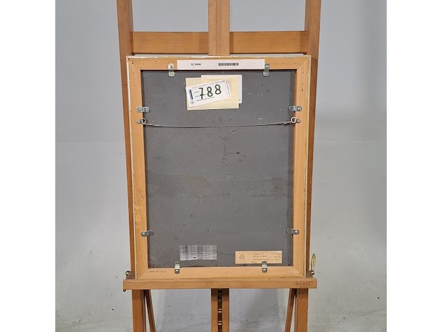 Schilderij, hagen, planten in atelier, 1956 - afbeelding 6 van  7