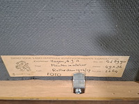 Schilderij, hagen, planten in atelier, 1956 - afbeelding 7 van  7