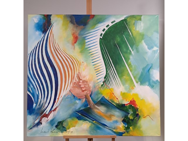 Schilderij, henk keesmaat, 1999 - afbeelding 1 van  4