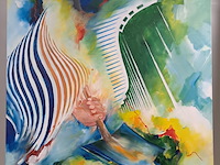 Schilderij, henk keesmaat, 1999 - afbeelding 1 van  4