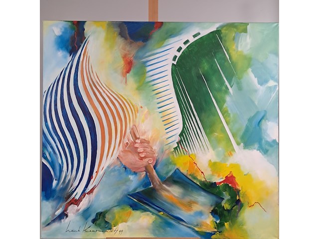 Schilderij, henk keesmaat, 1999 - afbeelding 2 van  4