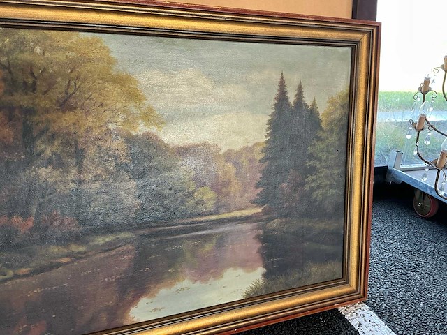 Schilderij herfst landschap - afbeelding 3 van  6