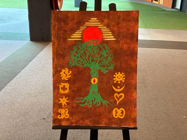 Schilderij “herman van der boom- boom der kennis “ - afbeelding 1 van  8
