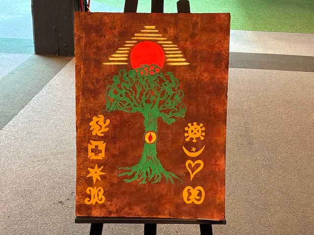 Schilderij “herman van der boom- boom der kennis “ - afbeelding 2 van  8