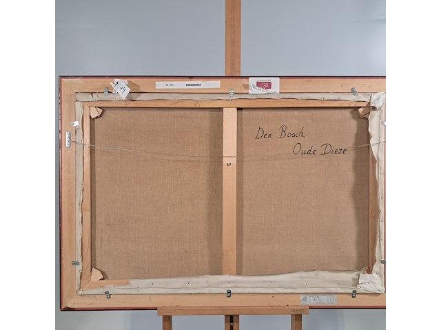 Schilderij, h.l. maas, oude diese, 1959 - afbeelding 6 van  8