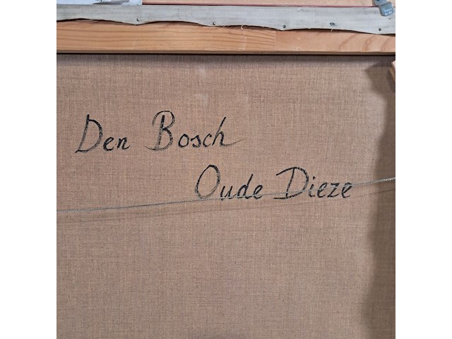 Schilderij, h.l. maas, oude diese, 1959 - afbeelding 8 van  8