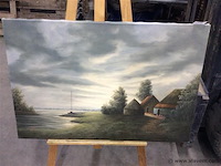 Schilderij: hoevezicht - afbeelding 1 van  3