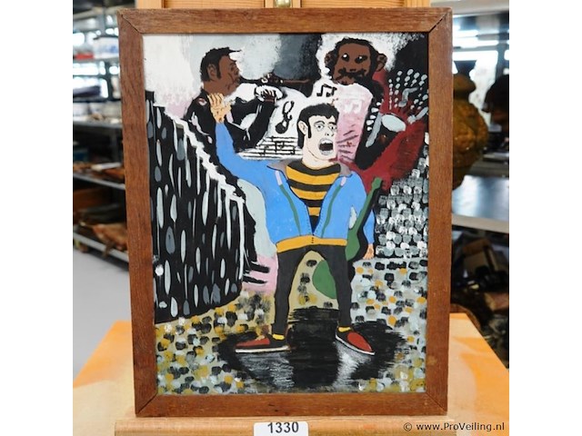 Schilderij in houten lijst - afbeelding 2 van  5