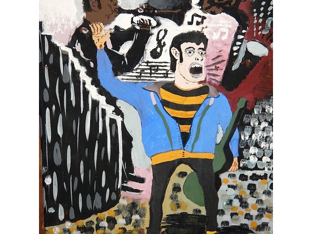 Schilderij in houten lijst - afbeelding 3 van  5