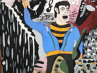 Schilderij in houten lijst - afbeelding 3 van  5