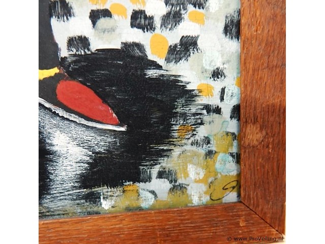 Schilderij in houten lijst - afbeelding 4 van  5