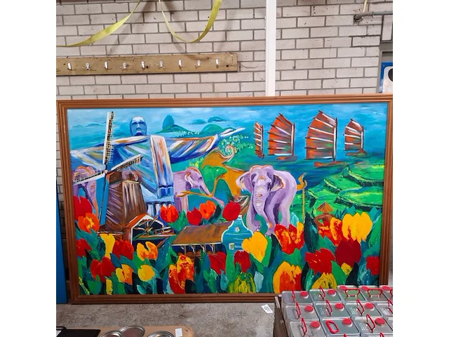 Schilderij in lijst katarina jankowski, bouwjaar 2006 - afbeelding 2 van  5