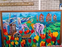 Schilderij in lijst katarina jankowski, bouwjaar 2006 - afbeelding 2 van  5