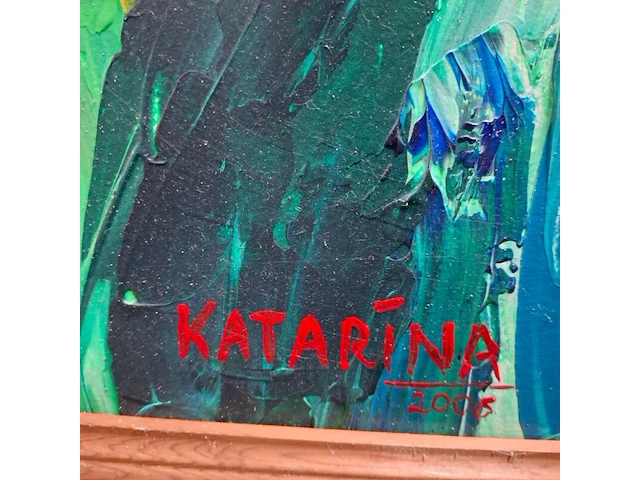Schilderij in lijst katarina jankowski, bouwjaar 2006 - afbeelding 4 van  5
