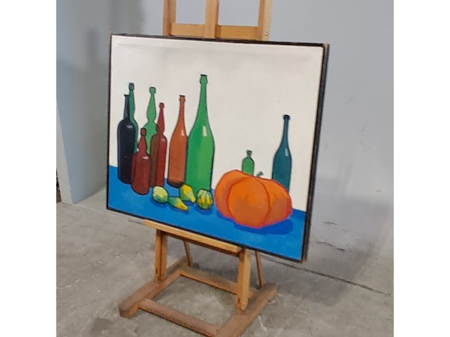 Schilderij in lijst, p. smissaert, stilleven met pompoen - afbeelding 5 van  11