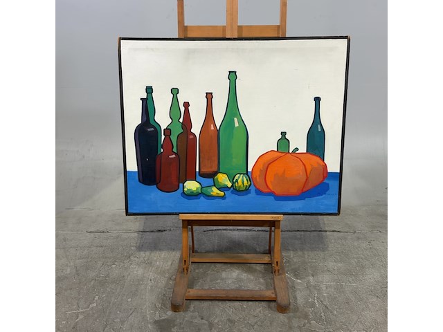 Schilderij in lijst, p. smissaert, stilleven met pompoen - afbeelding 6 van  11