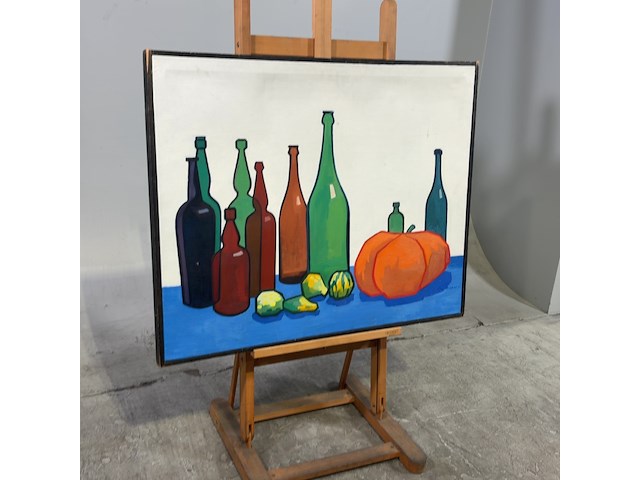 Schilderij in lijst, p. smissaert, stilleven met pompoen - afbeelding 7 van  11