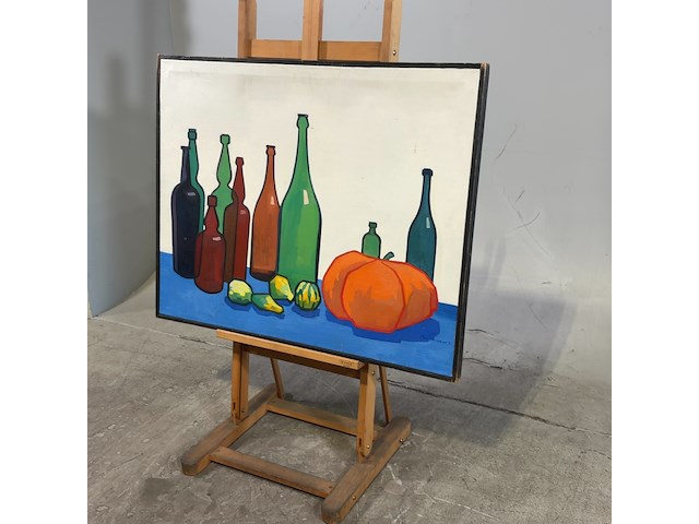 Schilderij in lijst, p. smissaert, stilleven met pompoen - afbeelding 8 van  11