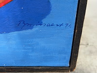 Schilderij in lijst, p. smissaert, stilleven met pompoen - afbeelding 9 van  11