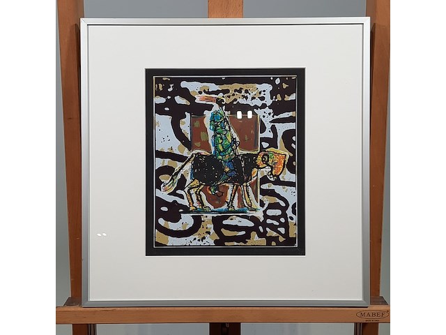 Schilderij j. hanssen, don quishot 10/14, 1997 - afbeelding 1 van  6