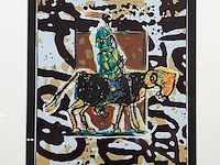 Schilderij j. hanssen, don quishot 10/14, 1997 - afbeelding 2 van  6