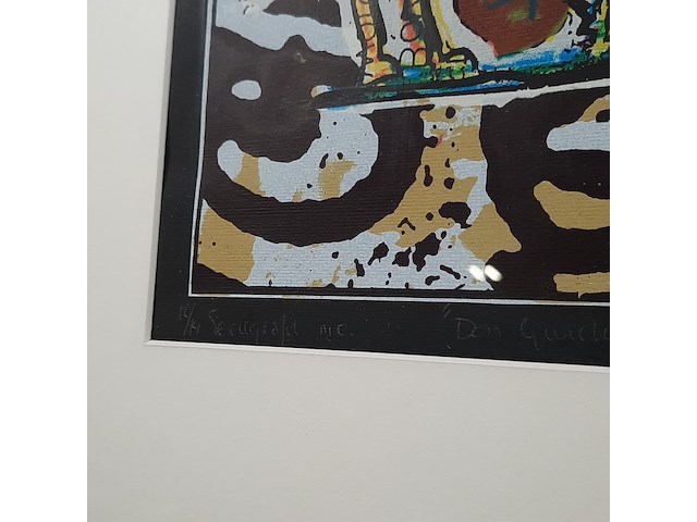 Schilderij j. hanssen, don quishot 10/14, 1997 - afbeelding 3 van  6