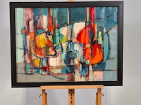 Schilderij, j. jongens, schepen i - afbeelding 1 van  6