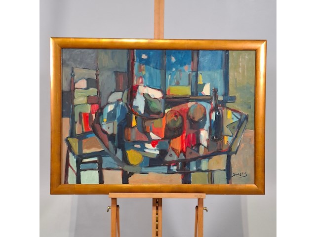 Schilderij, j. jonges, stilleven met fruit - afbeelding 1 van  6