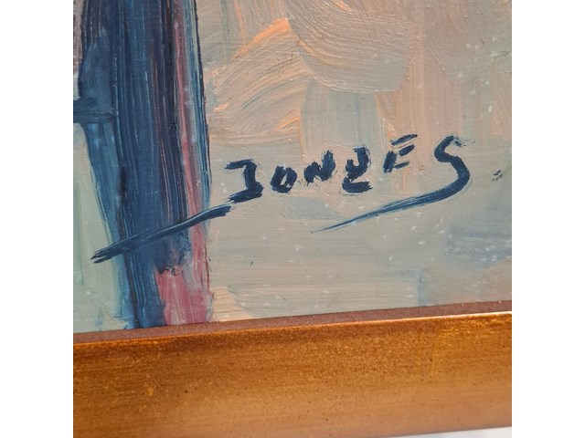 Schilderij, j. jonges, stilleven met fruit - afbeelding 2 van  6
