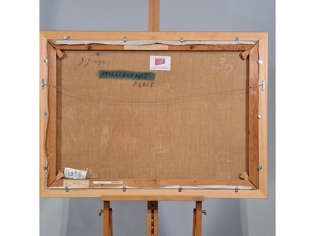 Schilderij, j. jonges, stilleven met fruit - afbeelding 5 van  6