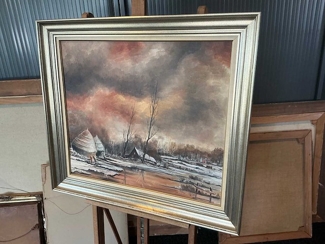 Schilderij j. van de walle - afbeelding 2 van  7