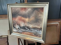 Schilderij j. van de walle - afbeelding 2 van  7